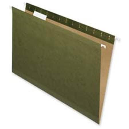 Davenport Hanging File Folders- Recycled- .2 Cut- Letter- Green DA126950